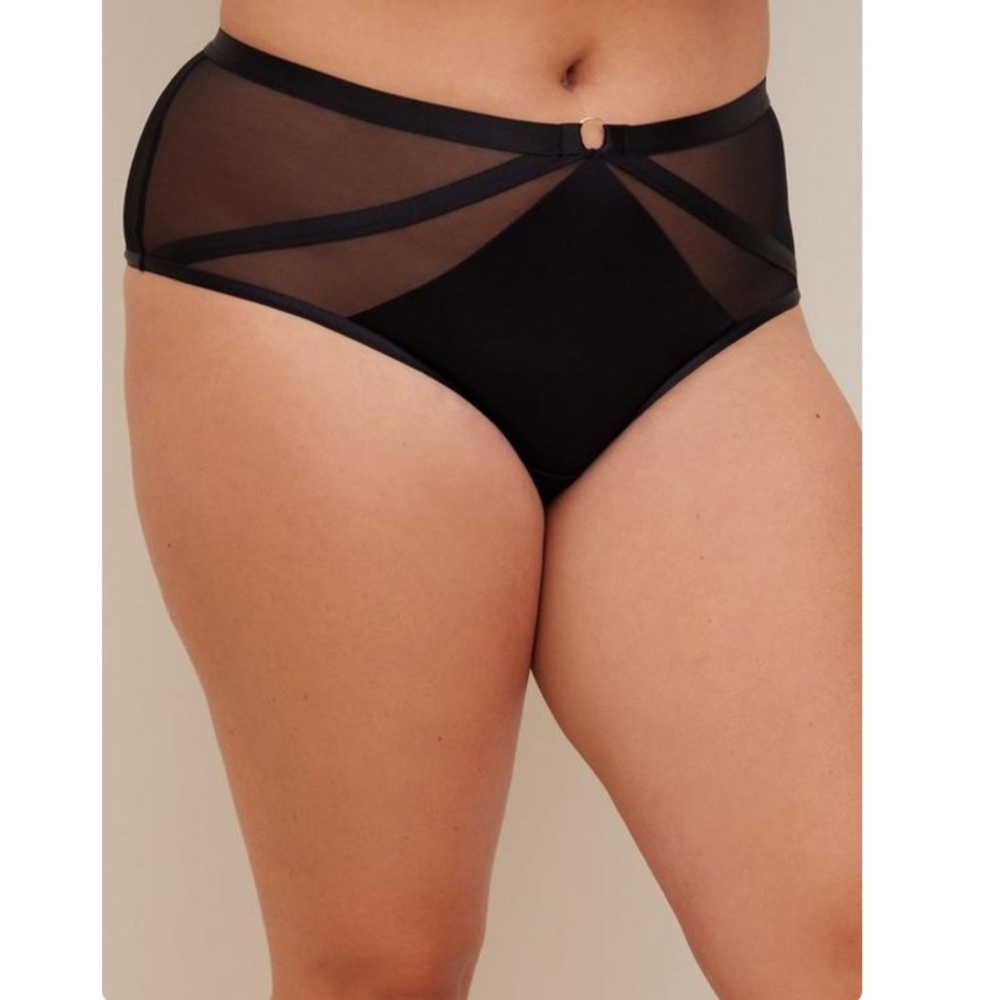 TORRID NWT Strappy Satin Cheeky Panty With Keyhole Back